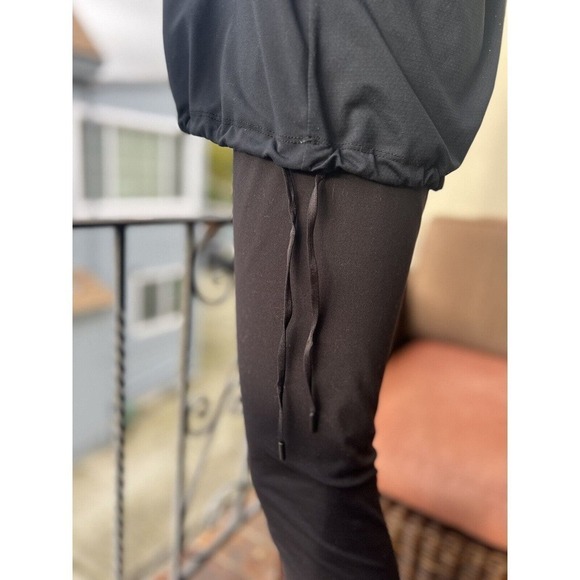 Fabletics Black Gray Sports Bra Cinch Hem Active Athletic Tank Top Size S/M - Picture 5 of 5